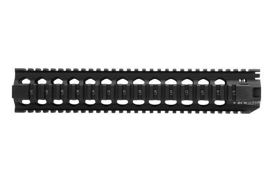 Bravo Company Manufacturing QRF-12 Quad Rail Free Float Handguard has a hardcoat anodized finish